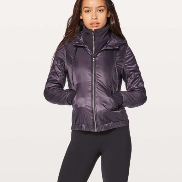 Lululemon Scuba Full Zip Jacket Glyde Boysenberry Purple Size 6 - Picture 1 of 8